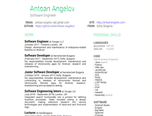 Tablet Screenshot of antoanangelov.com